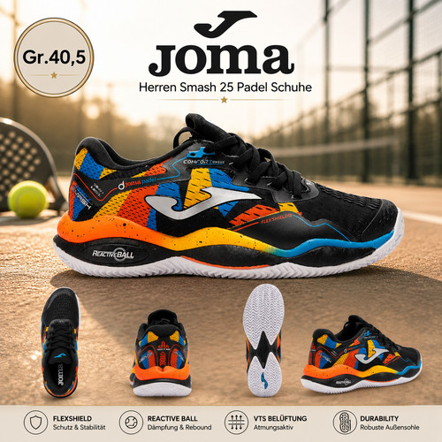 Joma smash unisex padel - joma, 25