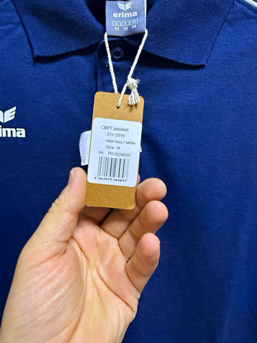 Erima herren polo blau weiß - erima, m