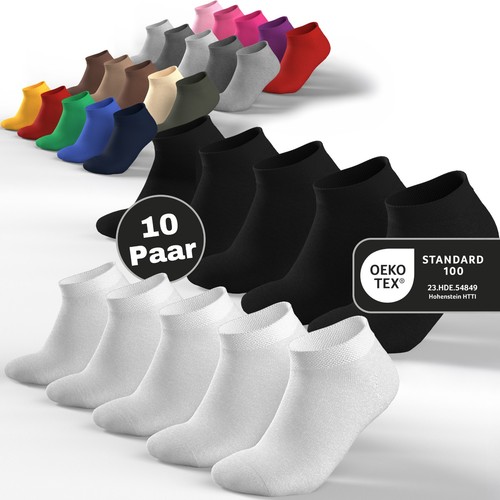 Premium sneaker socken - , (10